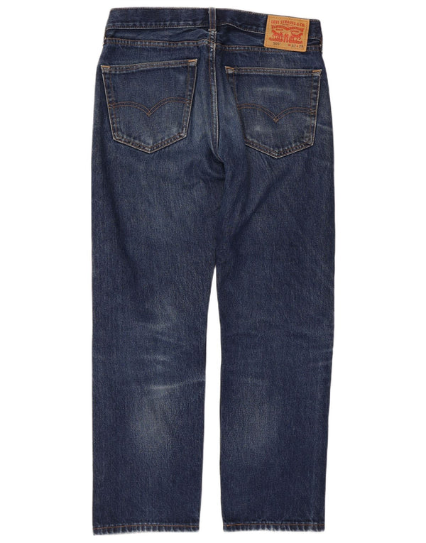 Мужские прямые джинсы Levi's 505 W32 L29 синие, хлопок