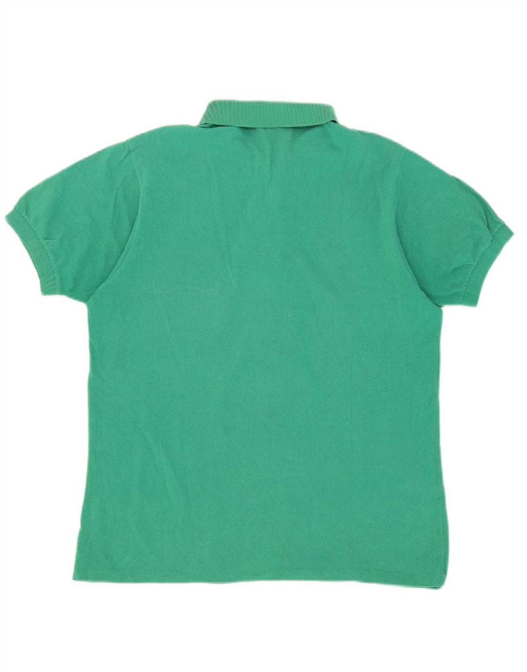 LACOSTE Mens Polo Shirt Medium Green Cotton