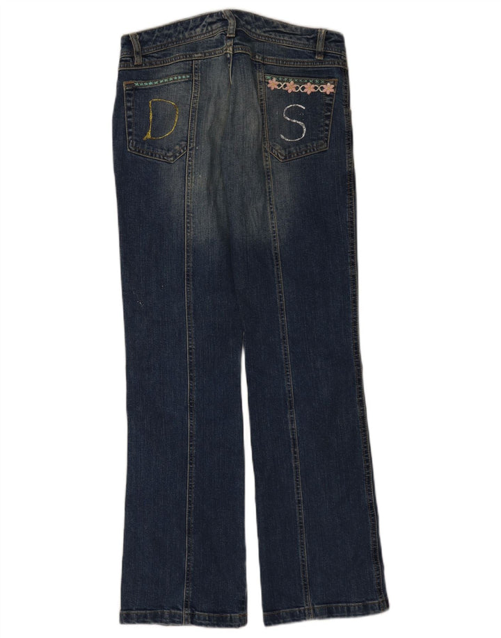 Винтажные женские джинсы Bootcut W28 L31 Темно-синие