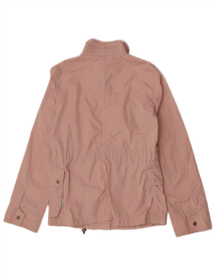Куртка Moncler для девочек 11-12 лет, розовая из полиэстера