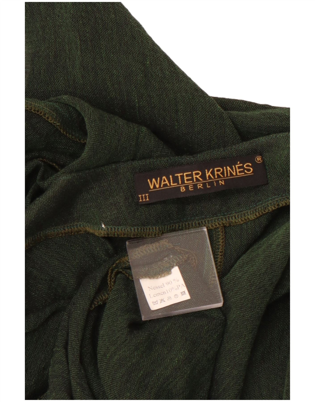 VINTAGE Женский укороченный кардиган UK 16, большой зеленый хлопок