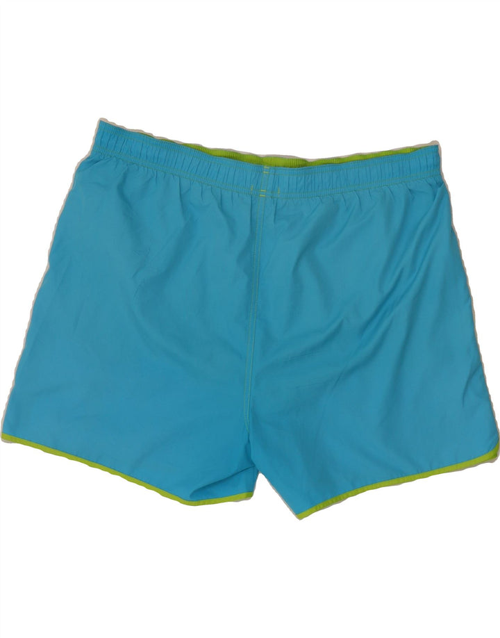 CALVIN KLEIN Mens Graphic Swimming Shorts XL  Blue Polyester Vintage Calvin Klein and Second-Hand Calvin Klein from Messina Hembry 