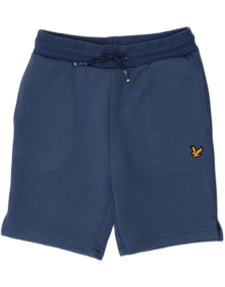 LYLE & SCOTT Boys Sport Shorts 8-9 Years  Blue Vintage Lyle & Scott and Second-Hand Lyle & Scott from Messina Hembry 