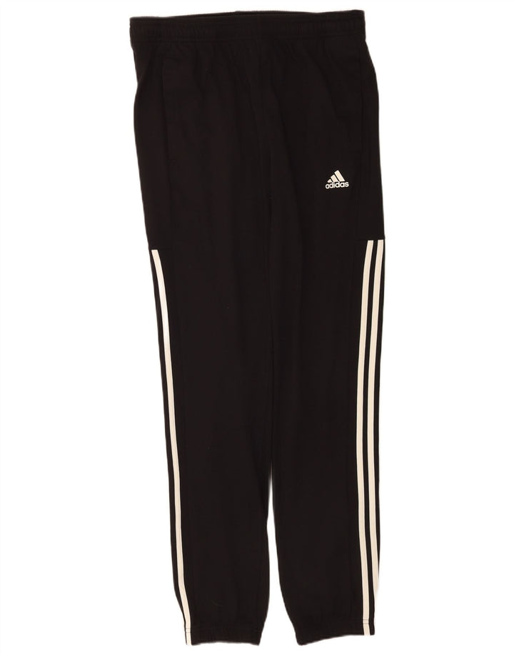 Мужские спортивные брюки Adidas Joggers среднего черного цвета из хлопка