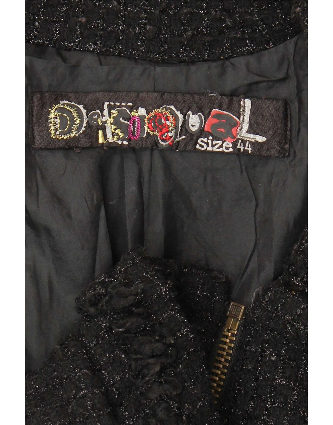 Женская куртка Desigual EU 44 XL, черная