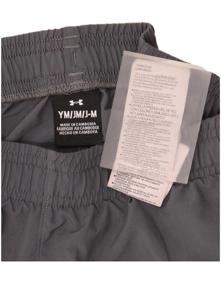 Спортивные шорты с рисунком Under Armour для мальчиков 9–10 лет, средний серый полиэстер