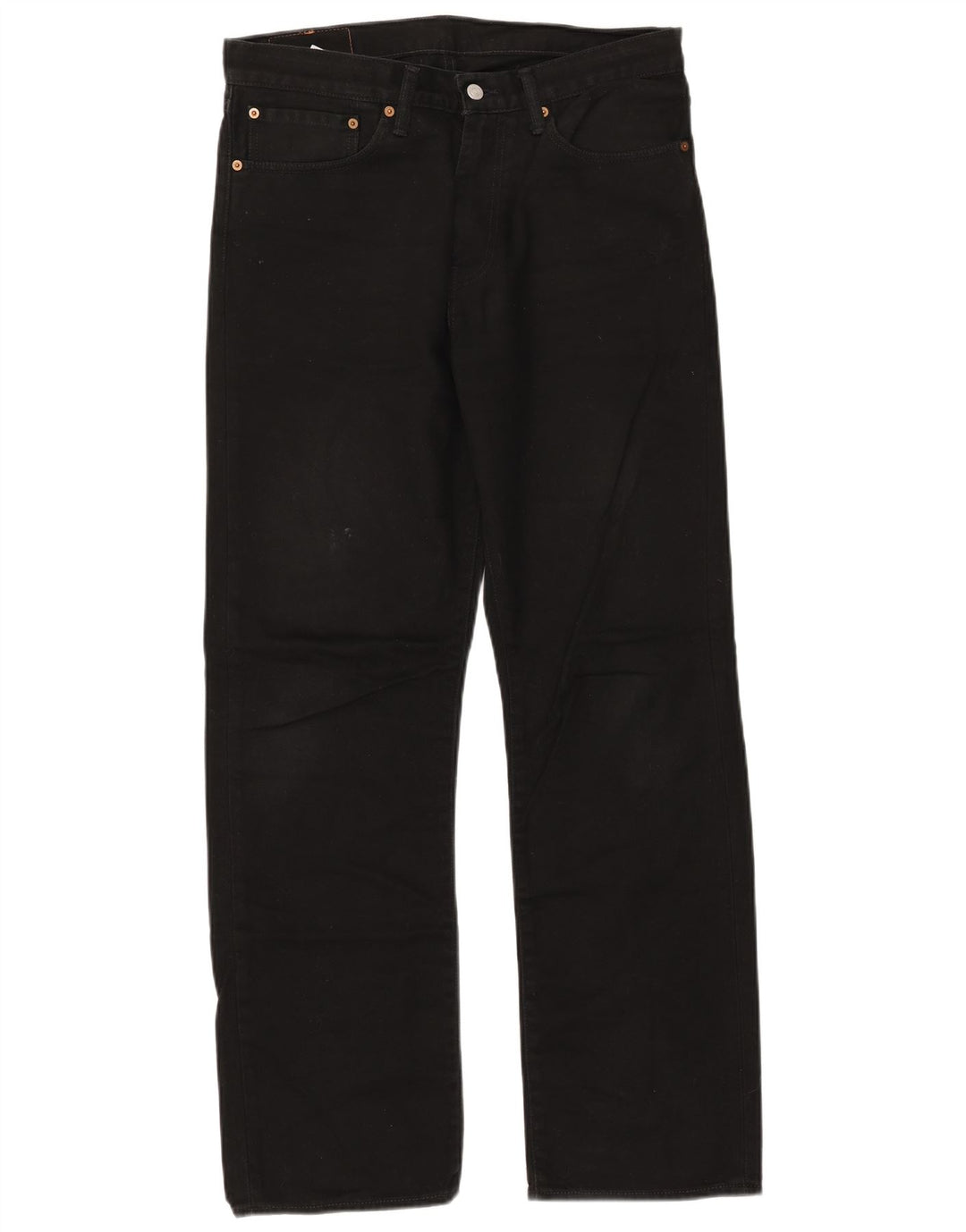 Мужские прямые джинсы Levi's 751 W34 L32, черный хлопок
