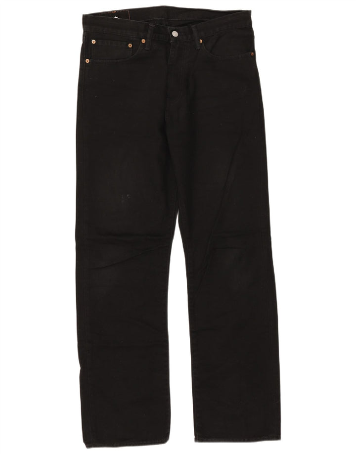 Мужские прямые джинсы Levi's 751 W34 L32, черный хлопок