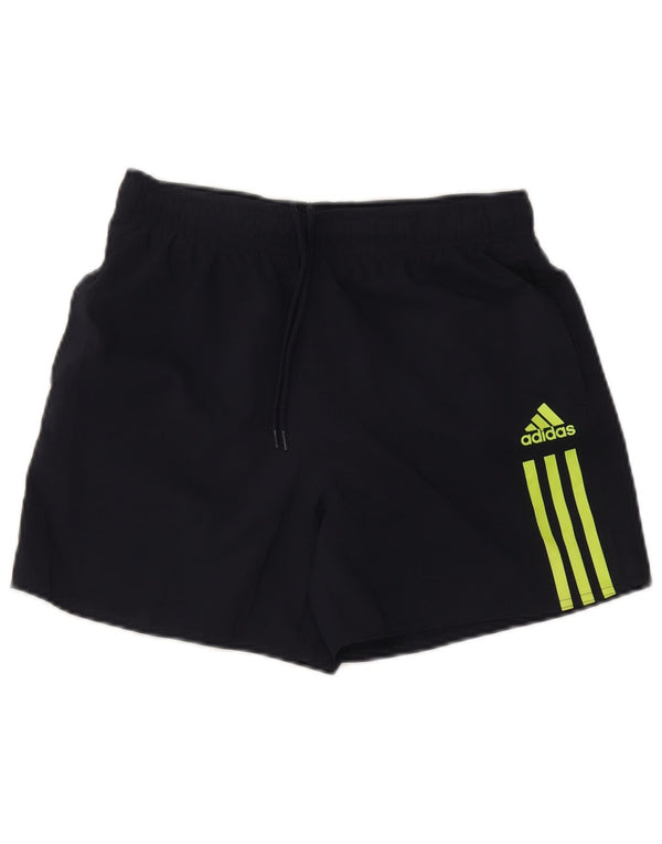 Мужские спортивные шорты Adidas, маленькие, темно-синие, полиэстер