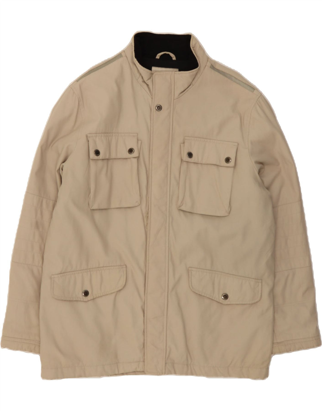 GEOX RESPIRA Mens Utility Jacket UK 40 Large Beige Polyamide Vintage Geox Respira and Second-Hand Geox Respira from Messina Hembry 