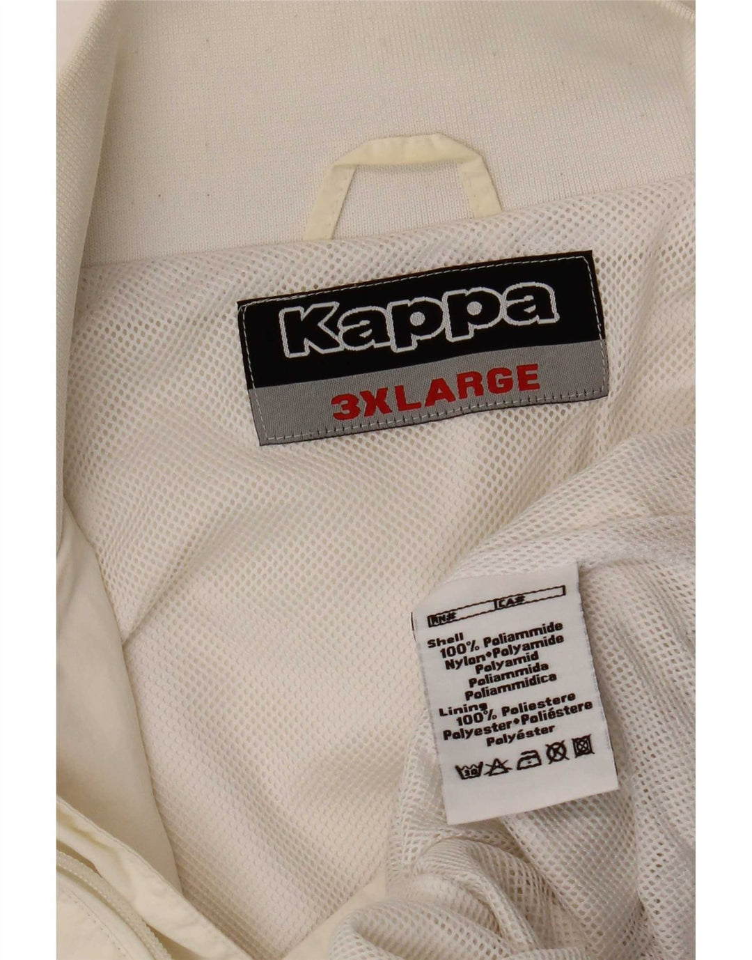 Мужская куртка-бомбер Kappa UK 46 3XL Белый Полиамид