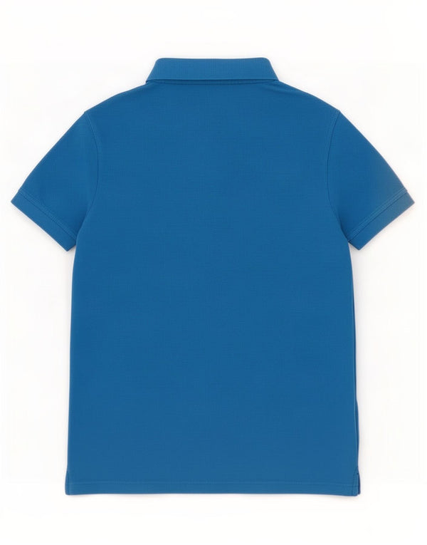 Рубашка-поло Benetton для мальчиков 13-14 лет, 3XL, синяя, хлопок