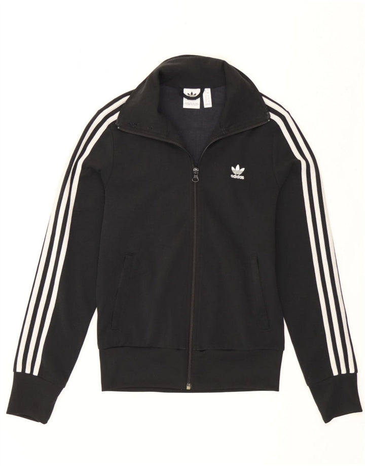 Женский спортивный костюм Adidas Top Jacket UK 8, маленький черный полиэстер