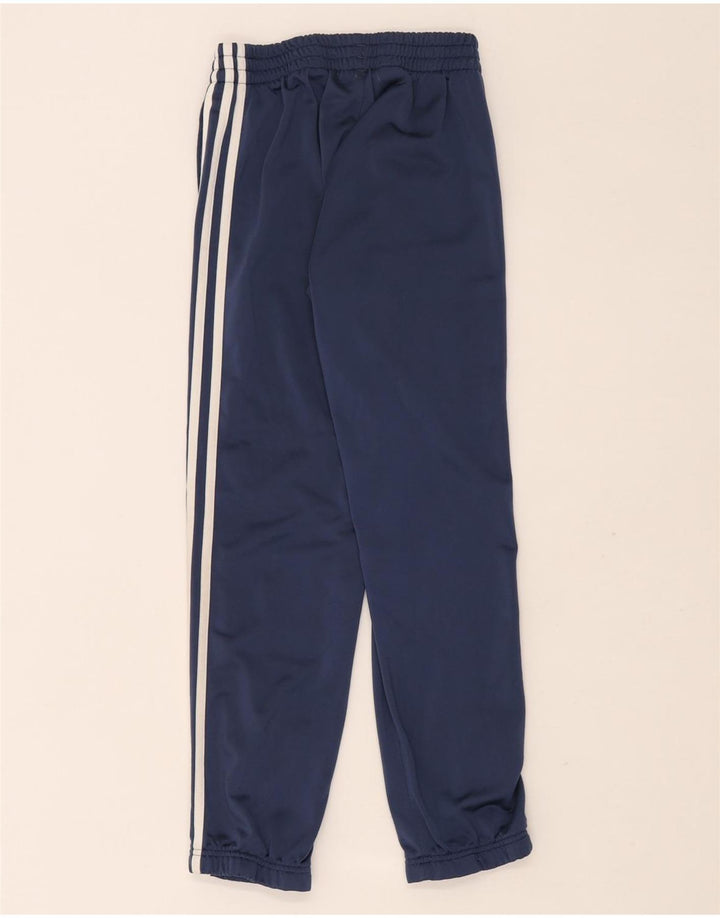 Спортивный костюм Adidas для мальчиков, брюки для бега, 9–10 лет, темно-синий, полиэстер