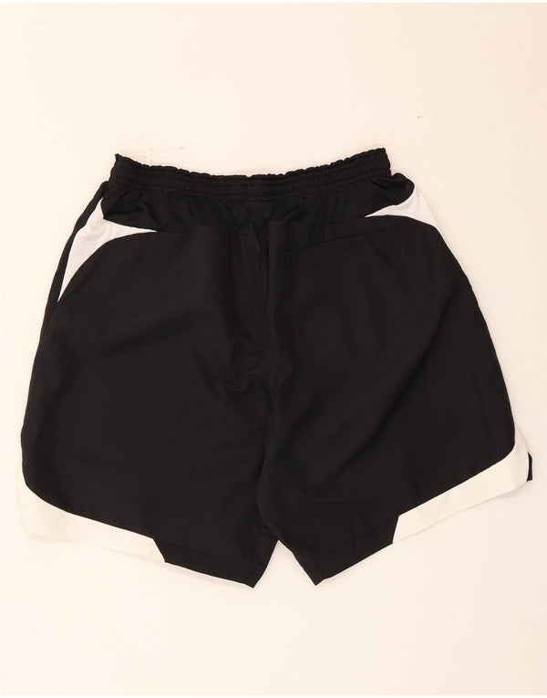Umbro Mens Sport Shorts Large Black Colourblock Polyester
