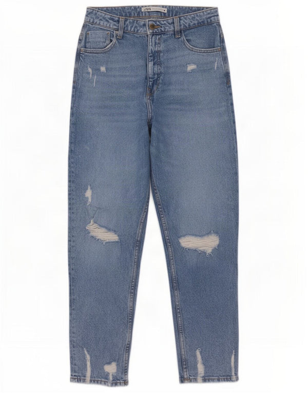 Женские зауженные джинсы Zara EU 40 Medium W30 L29 Синие