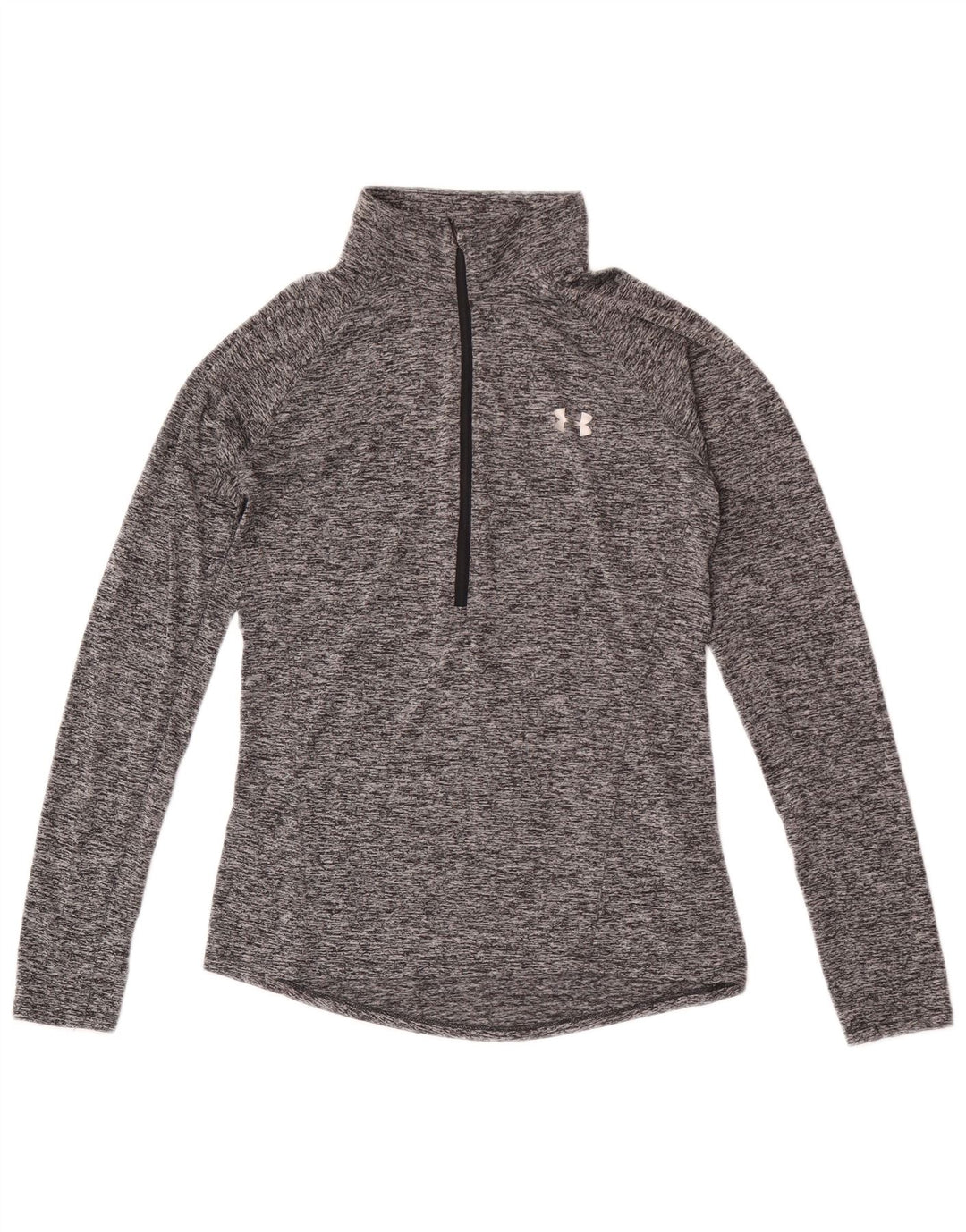 Мужской спортивный пуловер Under Armour Heat Gear, маленький серый в крапинку
