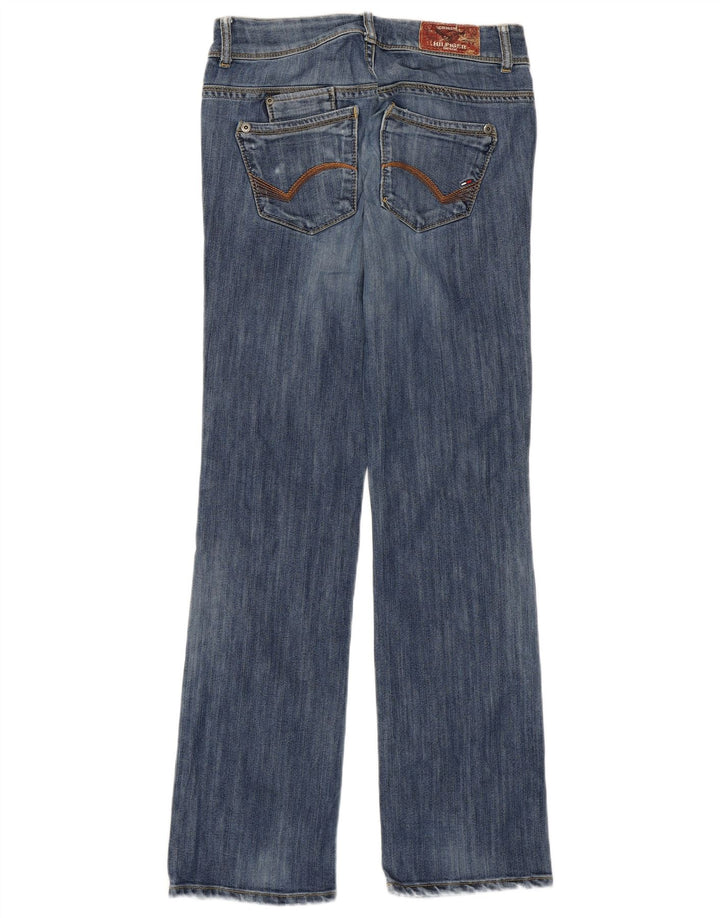 Tommy Hilfiger Женские рубиновые прямые джинсы с низкой талией W29 L32 Синий хлопок