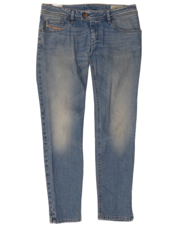 Женские узкие джинсы Diesel Nevy W30 L29, синий хлопок