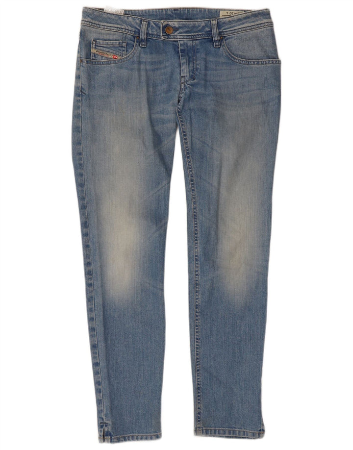 Женские узкие джинсы Diesel Nevy W30 L29, синий хлопок