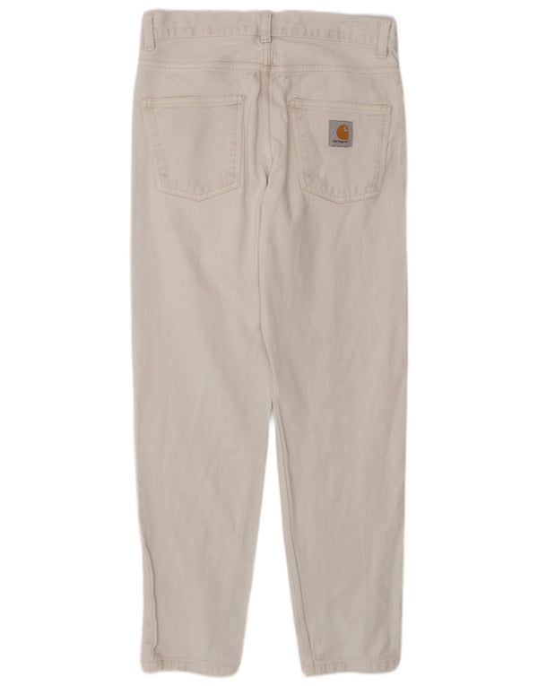 Мужские джинсы Carhartt W28 L28 белого цвета, хлопок