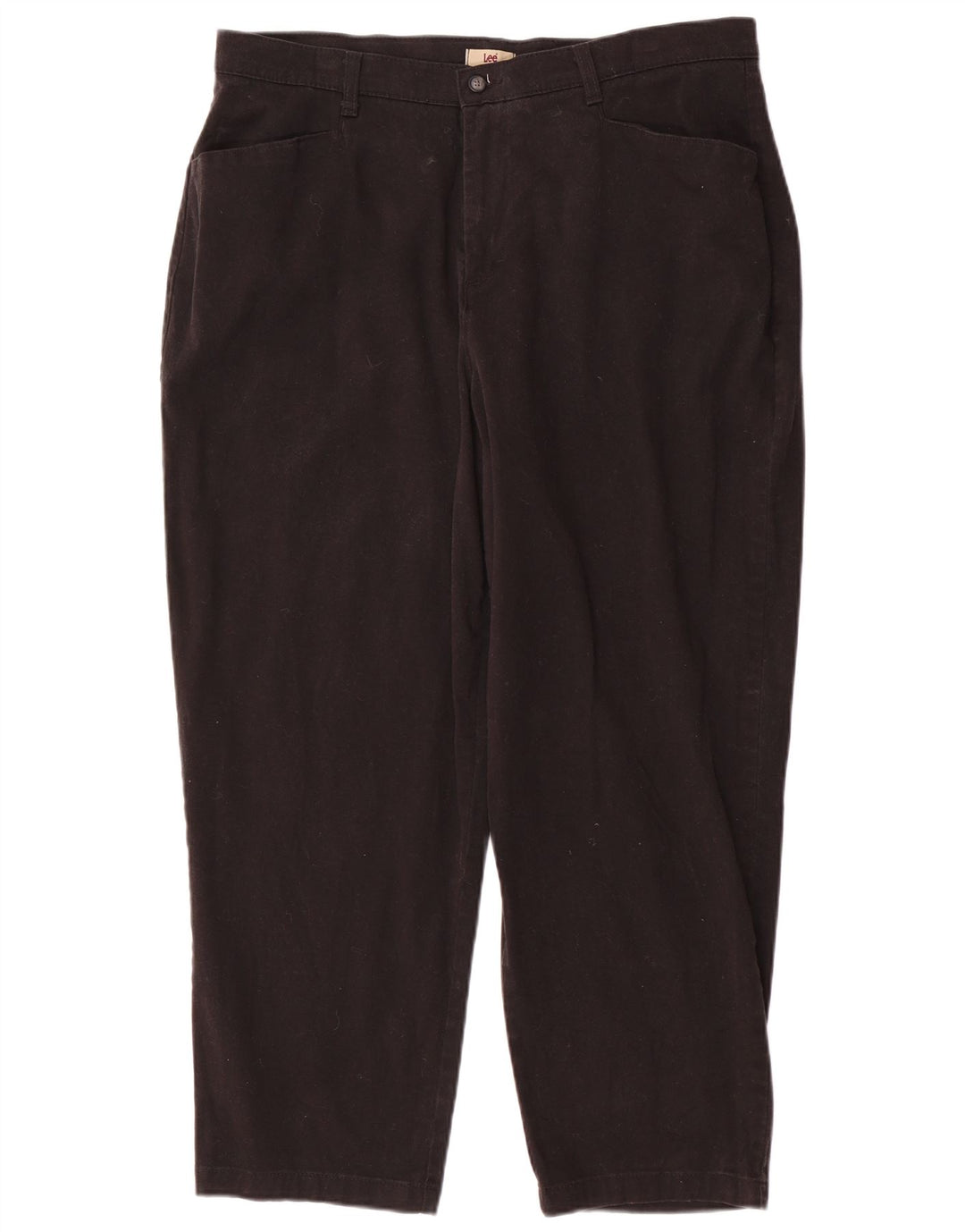 Женские укороченные повседневные брюки Lee, размер США 18, 2XL, W38 L28, черный хлопок