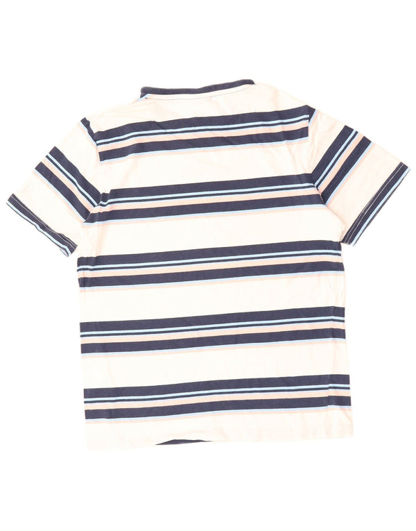 ELLESSE Женская футболка с рисунком Top UK 16, хлопок, большая белая полоска