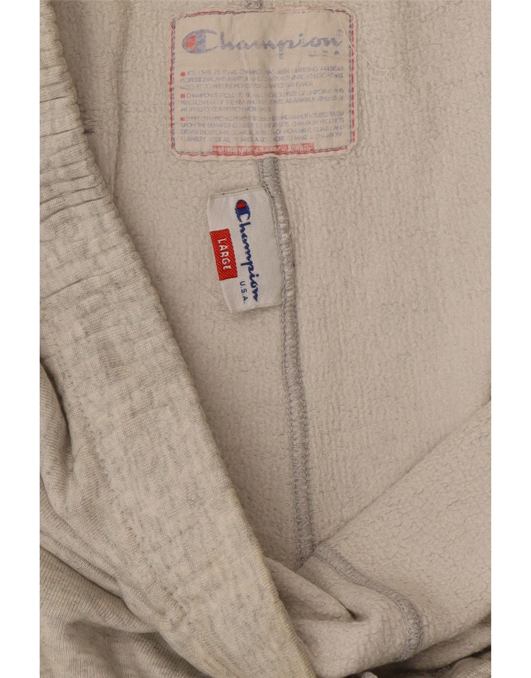 Мужские спортивные брюки CHAMPION, большие серые хлопковые брюки