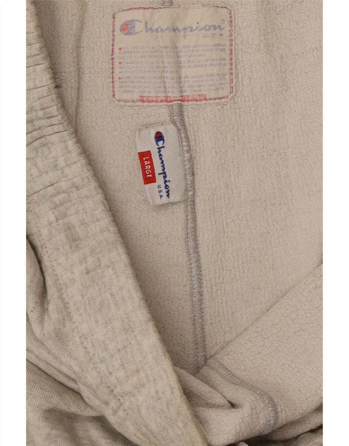 Мужские спортивные брюки CHAMPION, большие серые хлопковые брюки