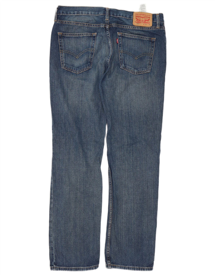 Мужские прямые джинсы Levi's 514 W34 L32 синие, хлопок