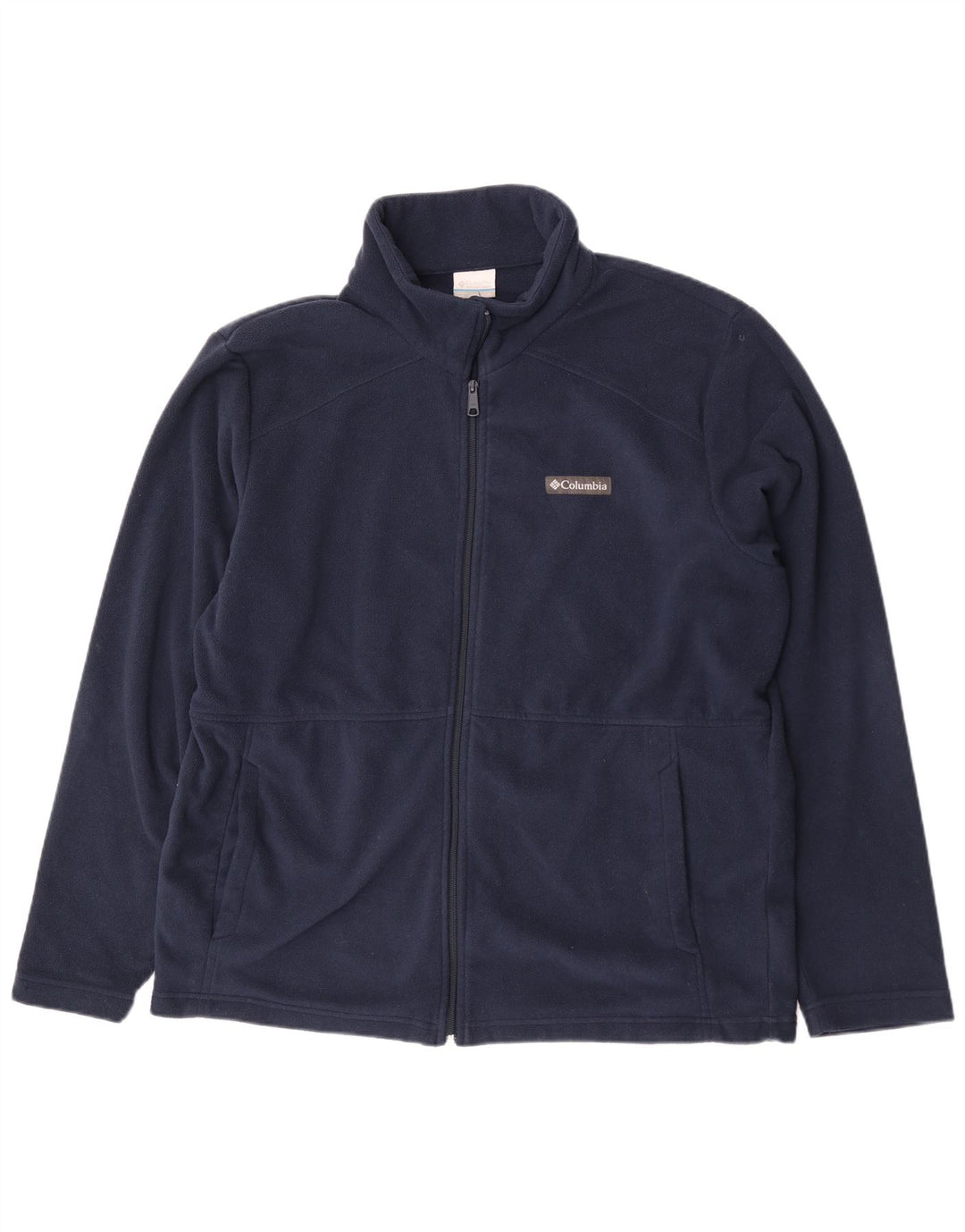 Мужская флисовая куртка Columbia UK 42 XL темно-синяя полиэстер