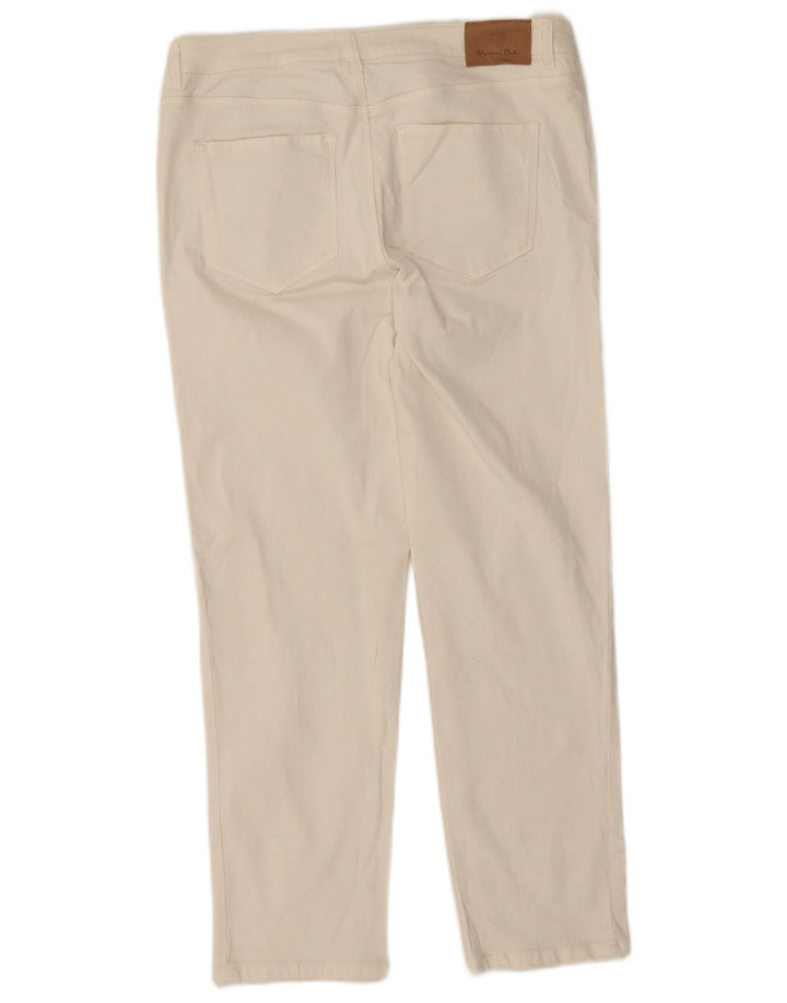Женские узкие джинсы Massimo Dutti EU 40 MMedium W30 L26, белый хлопок