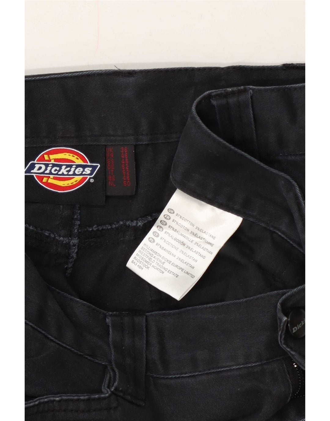 Мужские шорты-карго Dickies W36, большие, темно-синие, хлопок