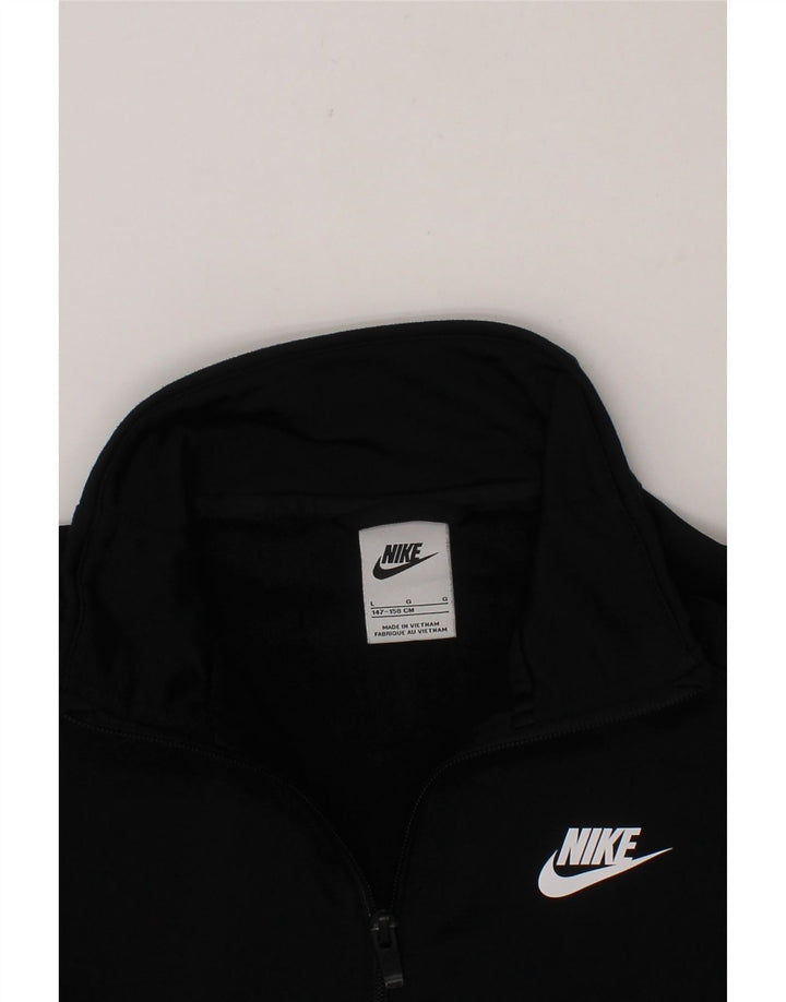 ADIDAS Boys Graphic Tracksuit Top Jacket 12-13 Years Large  Black Vintage Adidas and Second-Hand Adidas from Messina Hembry 