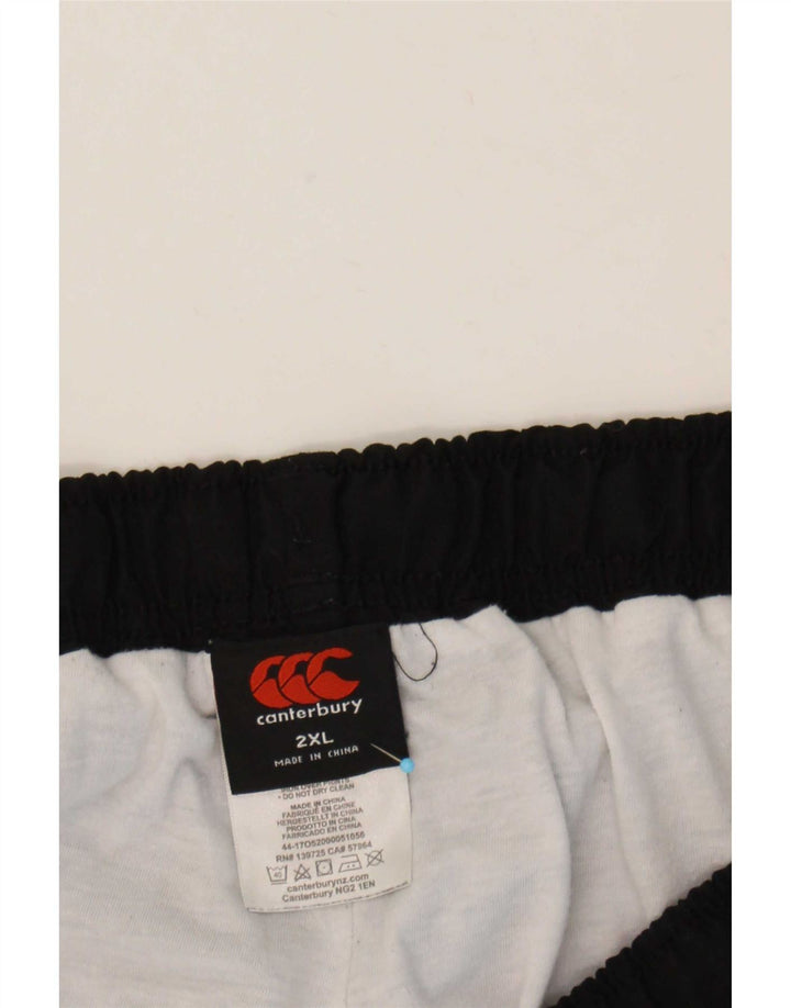 Мужские ветровки с рисунком Canterbury 2XL, черные полиэстеровые брюки