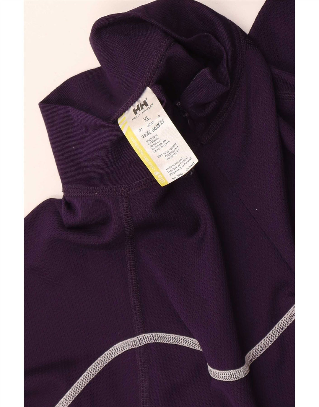 Женский пуловер с воротником на молнии Helly Hansen, спортивный костюм, Великобритания 18 XL, фиолетовый