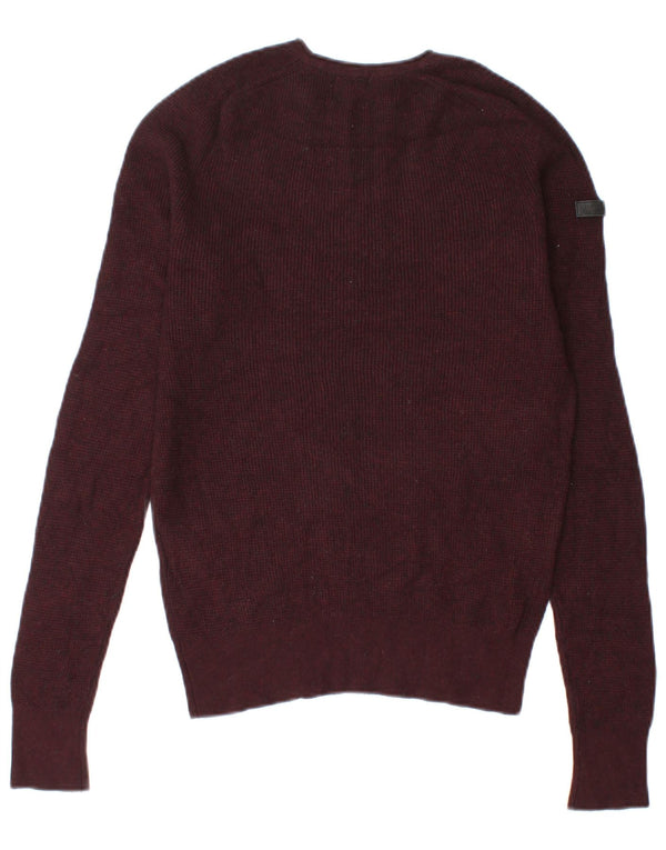 Женский свитер с вырезом «лодочка» Superdry UK 12, средний коричневый, вискоза