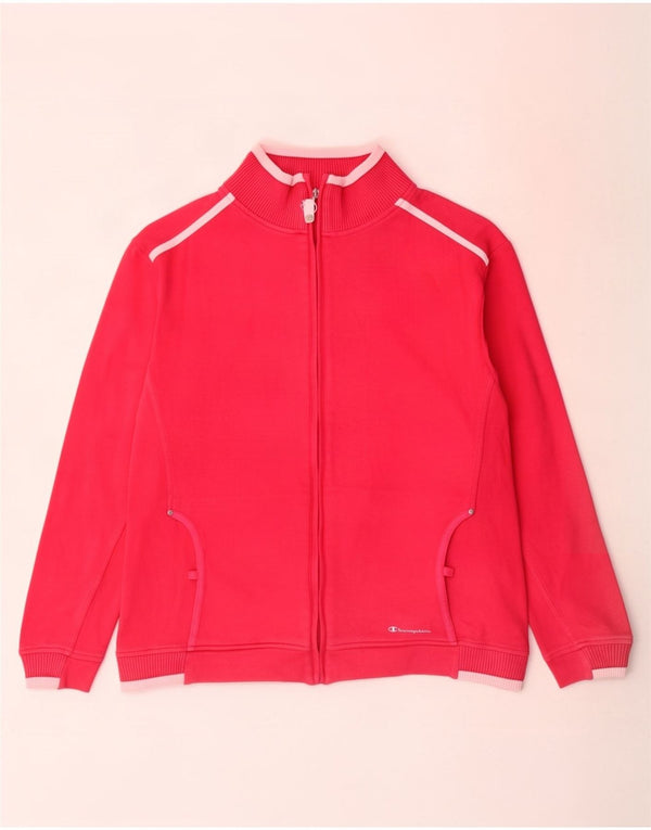 Женский спортивный костюм Champion Easy Fit, верхняя куртка UK 16, большой розовый цвет с цветными блоками