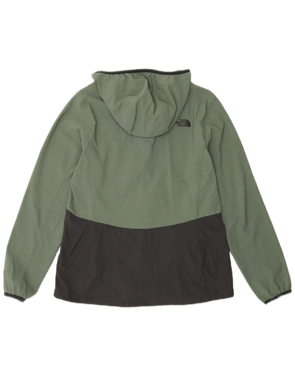 Женский спортивный костюм The North Face Top Jacket UK 14, средний зеленый цвет с цветными блоками