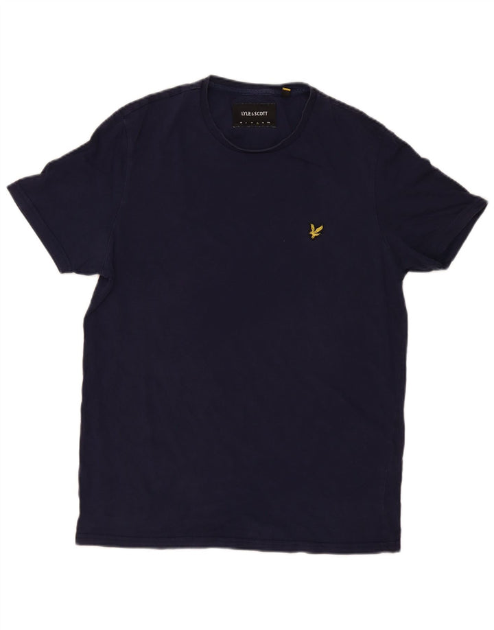 Мужская футболка Lyle & Scott, большой темно-синий хлопок