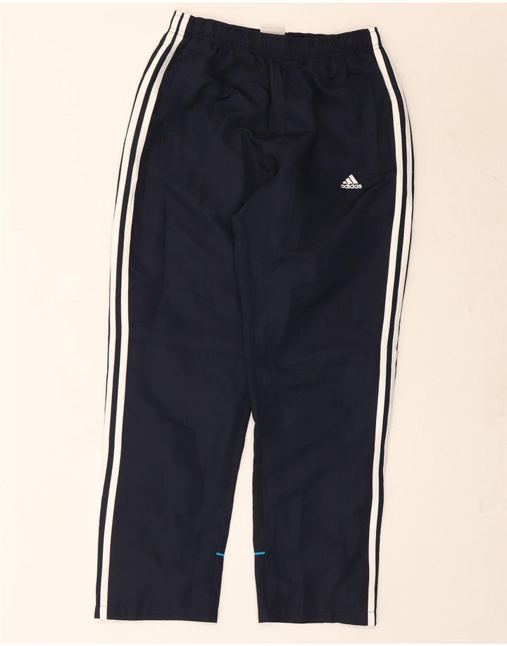 Мужские спортивные брюки Adidas UK 36/38, маленькие, темно-синие, полиэстер