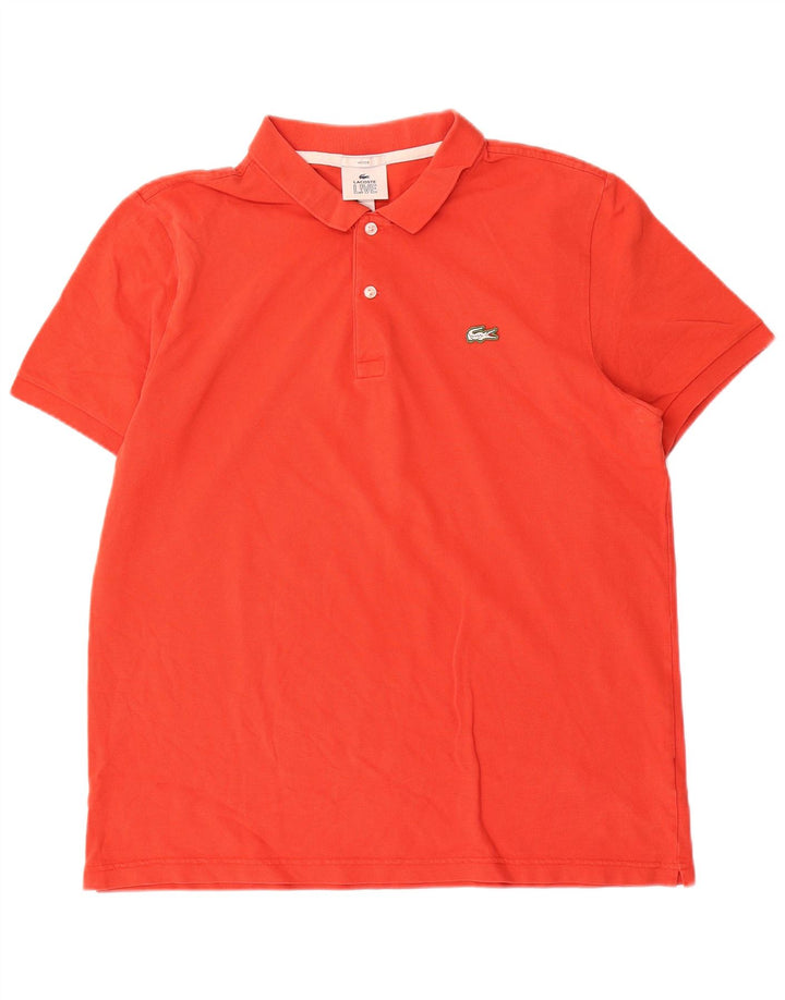 Мужская рубашка-поло Lacoste 2XL, красный хлопок
