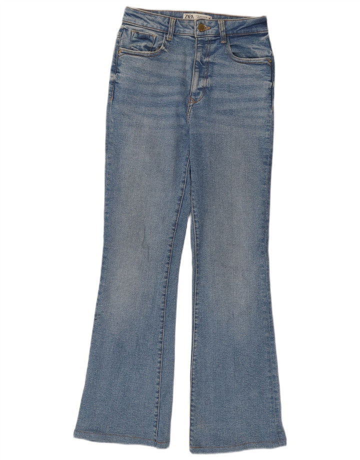 Женские расклешенные джинсы Zara EU 36 XS W26 L30 синие
