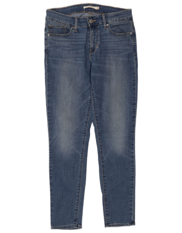 Женские джинсы скинни Levi's 711 W26 L27 синие, хлопок