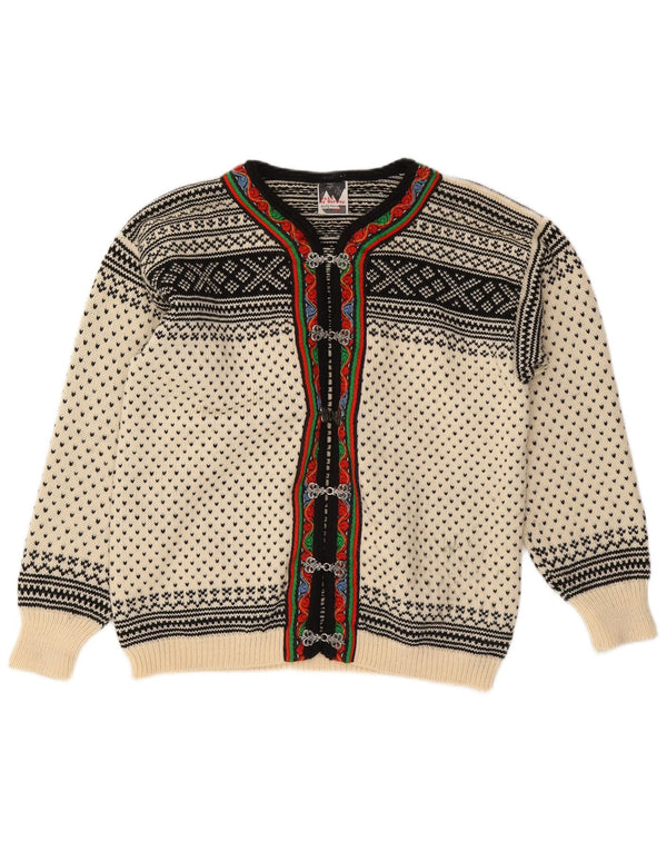 Женский кардиган-свитер DALE OF NORWAY UK 14, средний Off White Fair Isle