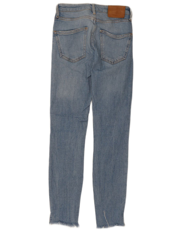 Женские джинсы скинни Zara EU 34 2XS W24 L26, синий хлопок