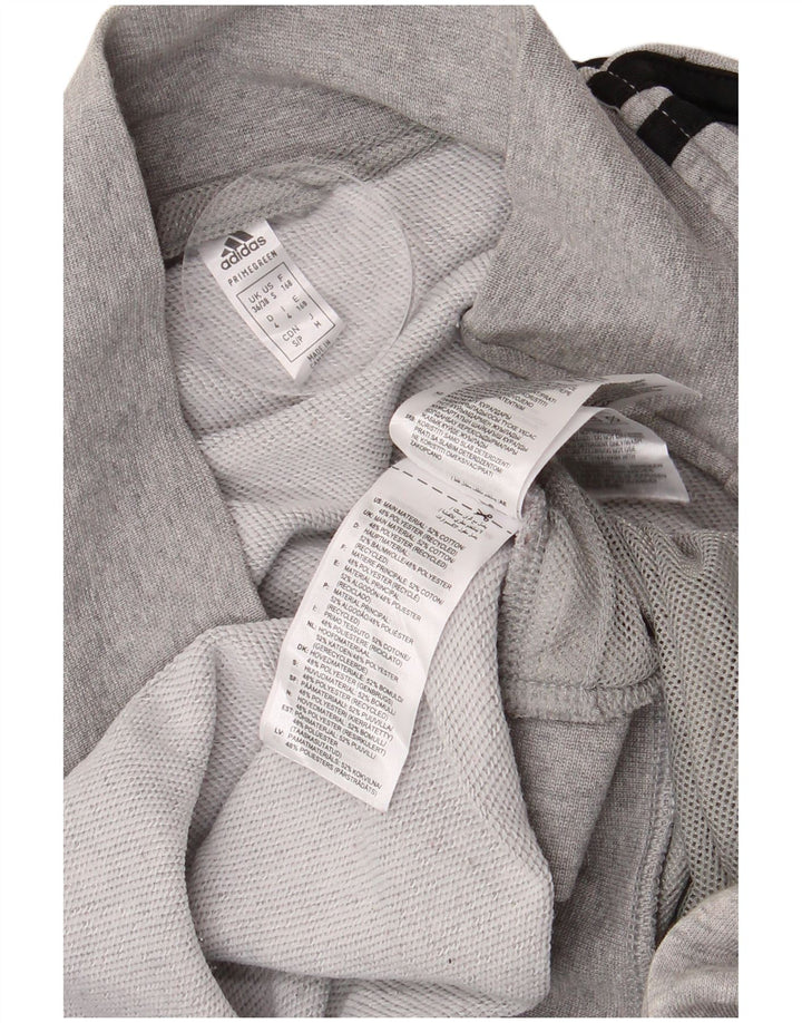 Мужской спортивный костюм ADIDAS, верхняя куртка UK 36/38, маленький серый хлопок с крапинками