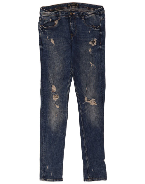 Женские джинсы скинни Zara Trafaluc EU 40 Medium W30 L32 Синие