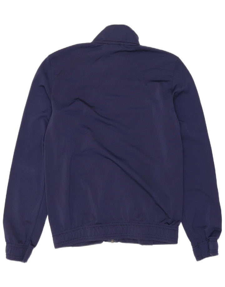 Спортивный костюм PUMA для мальчиков с графическим рисунком, верхняя куртка 11–12 лет, темно-синий с цветными блоками