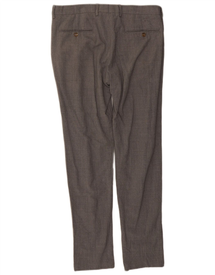 Мужские брюки узкого кроя J. Crew Ludlow W33 L30, серая шерсть